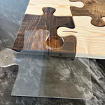 Crystal Puzzle Router Template Large Clear Acrylic 12.7cm Side Length DIY Craft Tool for Mats Serving Boards