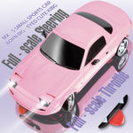 LinkMejor 1804 RTR 1/18 2.4G RWD RC Car Drift for Mazda MX-5 Miata NA Gyro LED Light Official Licensed On-Road Full Proportional Remote Control Racing Vehicles Models Toys