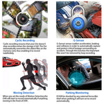 4 inch IPS HD Screen Car DVR Dash Cam 1080P 2 Lens / 3 Lens Camera Night Vision With 170 Degree Rear View