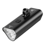 LinkMejor 1200LM Bike Headlight 6 Cycling Flash Lamp Light Modes Aluminum Alloy Waterproof Type-C Charging Bicycle Front Light for MTB Riding