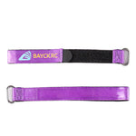 LinkMejor Velcros Cable Tie Battery Strap Anti-Slip Metal Buckle Reusable Magic Hook Loop Tie