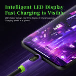 Hagibis SX04S 240W Magnetic USB-C to USB-C Cable with LED Display PD3.1 Fast Charging Data Transmission Copper Core Line 1M/2M Long for iPhone 16 16 Pro 15 15 Plus for Huawei Mate XT for Xiaomi 15pro for Samsung Galaxy Z Flip6