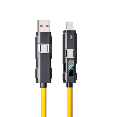 Multifunctional 4 in 1 Fast Charging USB Type C Cable for Phone  Xiaomi High-Speed Data Transfer Micro USB Adapter