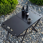 Xmund Camping Table, Outdoor and Sports Gear, Lightweight Portable Folding Tables, Carbon Steel Multifunctional Barbecue Tables, Free Assembly, Full Scene Compatible for Picnic and Barbecue