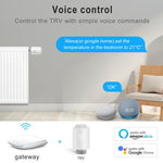 Tuya Smart Zigbe Thermostat Radiator Valve Smart Home Heating Control Smart Life App Temperature Scheduling ±1°C Precision Voice Control with Alexa Google Home
