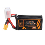 LinkMejor 11.1V 850mAh 100C 3S Lipo Battery XT30 Plug for RC Racing Drone