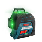 GLL3-60XG 3D Green Laser Level 12 Lines Auto-Leveling 30m Range IP54 High Accuracy Construction Tool English version