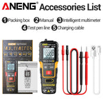 LinkMejor M129 Digital Multimeter 4000 Counts Auto-Ranging Rechargeable AC/DC Voltage Tester Tool with NCV Flashlight