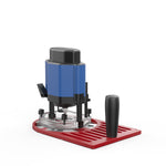 LinkMejor Trimming Router Base Trimming Machine Workbench Base Adjustable Slider Aluminum Alloy 65mm to 132mm Compatibility