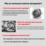 Watch Demagnetizer Quartz Mechanical Watch Repair Tool One Button Operation EU Plug Compact Design Professional