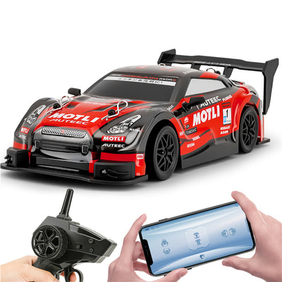 CT 8821 1/24 2.4G Drift RC Car Half-Proportional Control Transmitter and APP Dual Remote Control Modes 20KM/H Racing Vehicle Models RTR