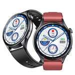 ET458 1.56-inch AMOLED Display ECG Micro-physical Examination Flashlight NFC bluetooth Call Heart Rate Blood Pressure Blood Oxygen Monitor Sleep Monitoring Breathing Training Fatigue Detection Metope Function Multi-sport Modes IP68 Waterproof Smart Watch