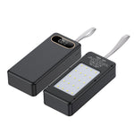 18650 Mobile Power Supply DIY Kit Super Fast Charging 22.5W DC Output Portable Lightweight LED Flashlight Camping Multipurpose Power Bank