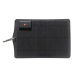 3.5W 5V Solar Panel Charger USB Output Monocrystalline Silicon High Efficiency Waterproof Portable for Outdoor Emergency and Charging Electronic Devices