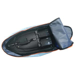 LinkMejor Double Zipper Fishing Boat Carry Bag Water Repellent Storage Bag for Bait Boat Fishing Equipment