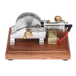 LinkMejor M96 Oddball Mini Horizontal Air-Cooled Single Cylinder 4-Stroke Hit and Miss Gas Engine Physics Science Educational Learning Toy