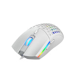 LinkMejor S500 Wired Gaming Mouse Hollow Design 6400DPI RGB Backlight 6-Keys Ergonomics PC Office Computer Gamer Mice