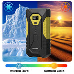 LinkMejor 26800mAh Jump Starter Power Bank 12V 800A Peak Current Car Emergency Startup Power Supply With LED Light