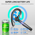 H03 bluetooth Earbuds Single Wireless Earphone Dual Mic Noise Cancelling 88H Playtime Power Digital Display Touch Control Voice Assistant Earhooks Wireless Headphones