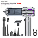 LinkMejor 100W Brushless Wireless Car Vacuum Cleaner Powerful Suction Wet & Dry Handheld Cleaning Auto Home