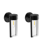 Elfeland LED Solar Wall Mount Light Outdoor Solar Powered Auto On/Off IP65 Waterproof Garden Decoration Yard Post Porch Fence Lawn Lights