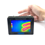 LinkMejor Thermal Imager with Advanced MLX90640 Sensor OV2640 Visible Light Camera Fusion Mode 3.5inch Screen Display