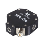 MA-06 Shortwave Antenna Base 100W High Power Built-In 1:1 Balun 3D-Printed ABS Portable Positive Vertical Horizontal Antenna Bracket for Outdoor Use