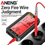 LinkMejor 620A Smart Multimeter 6000 Counts AC/DC Voltage Current Resistance Capacitance Frequency Temperature Non-Contact Voltage Detection Backlit LCD Screen Auto Power Off