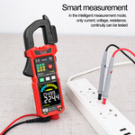 LinkMejor Digital Clamp Meter Multimeter Auto Range True RMS NCV DC AC Voltage Inrush Current Temperature Tester Automatic Voltmeter GD166A/GD166B/GD168B