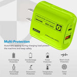 [GaN Tech] APD-555 45W 2-Port USB PD Charger USB-A+USB-C PD Fast Charging Wall Charger Adapter EU Plug US Plug for iPhone 16 15 14 13 Pro Max for Huawei Mate XT for Xiaomi MIX Fold4 for Samsung Galaxy Z Flip6