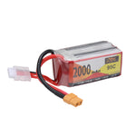 LinkMejor 14.8V 2000mAh 95C 4S LiPo Battery XT60 Plug for RC Drone