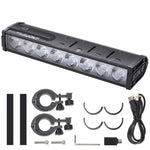 LinkMejor B08 8 LEDs Bicycle Headlight 5000 lm Brightness 500m Distance IP65 Waterproof Type-C Rechargeable Battery Digital Display Protable Flashlight for MTB Road Cycling