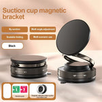 T28 Magnetic Mobile Phone Holder 360° Rotating Vacuum Suction Cup Strong Magnetic Adsorption Car Phone Mount Stand