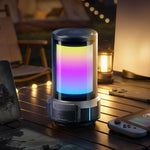 Edifier HECATEs CyberX bluetooth Speaker Desktop Game RGB Speaker 64mm Full-Range Driver 76mm Passive Radiator DSP Chips Support TWS 3.5mm AUX Playback Desktop Computer Speakers