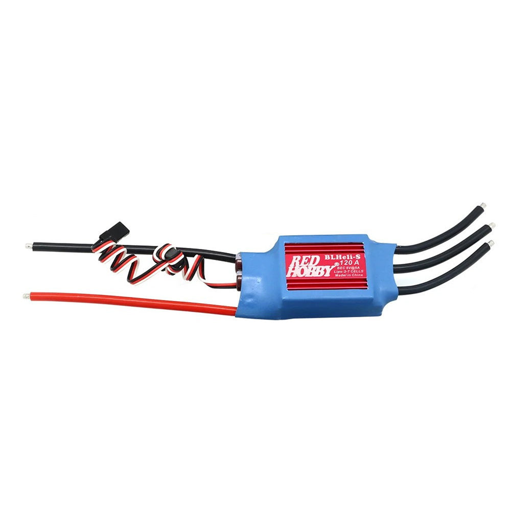 RedHobby BLHeli-s 120A Brushless ESC 3-7S for Fixed Wing RC Airplane