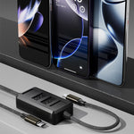 3 in 1 Fast Charging Cable 100W USB-C to USB-C Hand Warmer Mosquito Repellent Portable Heater Insect Repellent Device Quick Charge Cord for iPhone 17 17Pro 16 Pro Max 15 for Huawei Mate XTs for OPPO for VIVO