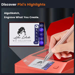 [US/BR Direct]AlgoLaserPIXI 10W Laser Engraver Smart Safe Simple with Height Adjustable Fully Enclosed Cover Diy Desktop Portable Engraver Cutter