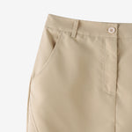 LinkMejor Women Street Fashion OL Work Skirts Side Pockets Plain Zipper Commute Mini Pencil Overskirts