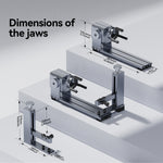 [EU/US Direct]LONGER Nano Rotary Extension Claws 180° Adjustable Angle Independent Dial Design Versatile Support Precise Stand for Engraving
