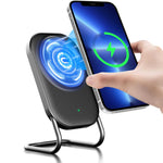 D1 15W Desktop Magnetic Wireless Charger Phone Charge Cellphone Holder for Magsafes iPhones 17 16 15 14 13 12 Pro Max Fast Charging Station