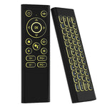 X9 Air Mouse 2.4G+bluetooth Voice Remote Control with Backlit Keyboard 4000mAh Rechargeable Dual Mode Remote Control for Android TV Box PC