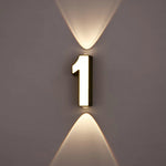 LinkMejor Wall Lamp AC85~265V 7W Digit Number IP65 Waterproof Outdoor Wall Lamp Modern Style LinkMejor Lamp