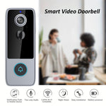 M21 1080P HD Tuya WiFi Video Doorbell Intelligent Night Vision 155° Wide Viewing 2-way Audio IP65 Waterproof 4000mAh Battery APP Remote Monitoring Visual Door Bell Supports PIR