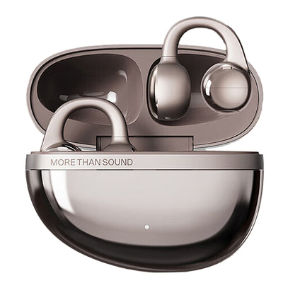 Edifier Auro Clip AI Earbuds TWS bluetooth 6.1 Earphone 12mm Large PU+LCP Composite Diaphragm Deep Bass 35H Playback 0.08s Low Delay IP56 Waterproof Real-time Translation Earclips Sports Headphones Equipped with Doubao DeepSeek