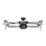 LinkMejor Z105 WiFi FPV with 4.3inch LCD Screen Controller HD Dual Camera Servo Gimbal 360° Obstacle Avoidance Brushless Foldable RC Drone Quadcopter RTF