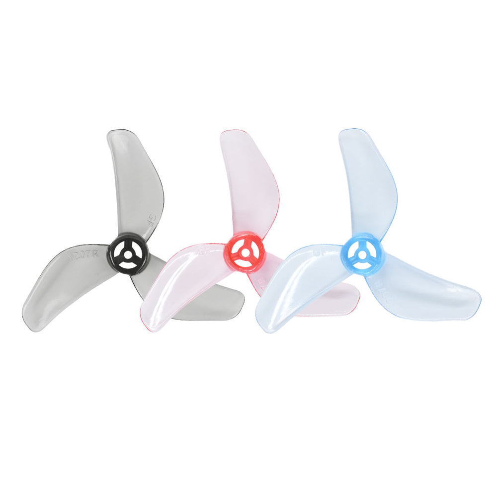 4 Pairs / 12Pairs Gemfan 1207 1207-3 1.2 Inch 3-blade PC Propeller 1.0mm Hole for Betafpv Air65 II RC FPV Racing Drones