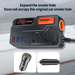 Car Inverter 12V 24V To 220V Car Booster Charging Truck Household Socket Power Conversion Multi-function Vehicle Inverter Charger