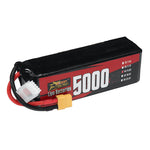 LinkMejor 4S 14.8V 5000mAh 100C 74Wh LiPo Battery XT60 Plug for RC Car FPV Racing Drone