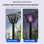 Elfeland Solar Powered Mosquito Zapper LED Lawn Light Dual-Mode Outdoor Bug Killer and Garden Lighting IPX5 Waterproof