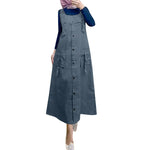 LinkMejor Women Maxi Dress Solid Color Wide Halter Dress Comftable Workwear Wide Straps Long Dress Plus Size
